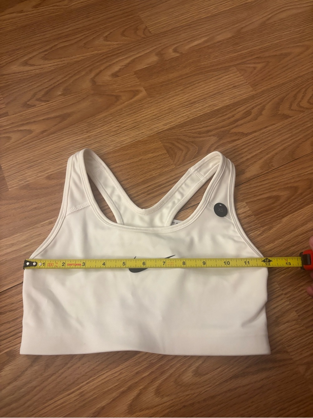 Nike Dri-Fit White Sports Bra Size XS - Picture 5 of 7